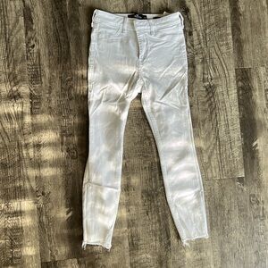 Hollister high rise Jean legging white